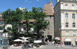 Das Bozner Tor ist eines der Stadttore von Meran und liegt zwischen Sandplatz und Pfarrplatz.