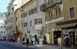 Rennweg with the City Museum of Merano.