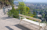 Die Tappeiner Promenade oberhalb von Meran. (Foto: Reinhard Jakubowski)