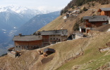 Die Bergbauernhöfe Egg und Forra am Sonnenberg im Vinschgau. (Foto: Reinhard Jakubowski)