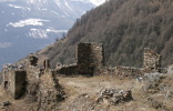 Ruine Zuckbichl am Sonnenberg im Vinschgau. (Foto: Bärbel Jakubowski)