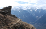 Ruine Laggar am Sonnenberg im Vinschgau. (Foto: Reinhard Jakubowski)