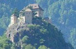 Castle Juval at the entrance to the Schnalstal valley within the Meranerland